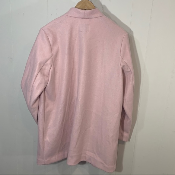 𝅺old Navy Light Pink Soft Pea Coat Large - Picture 4 of 5